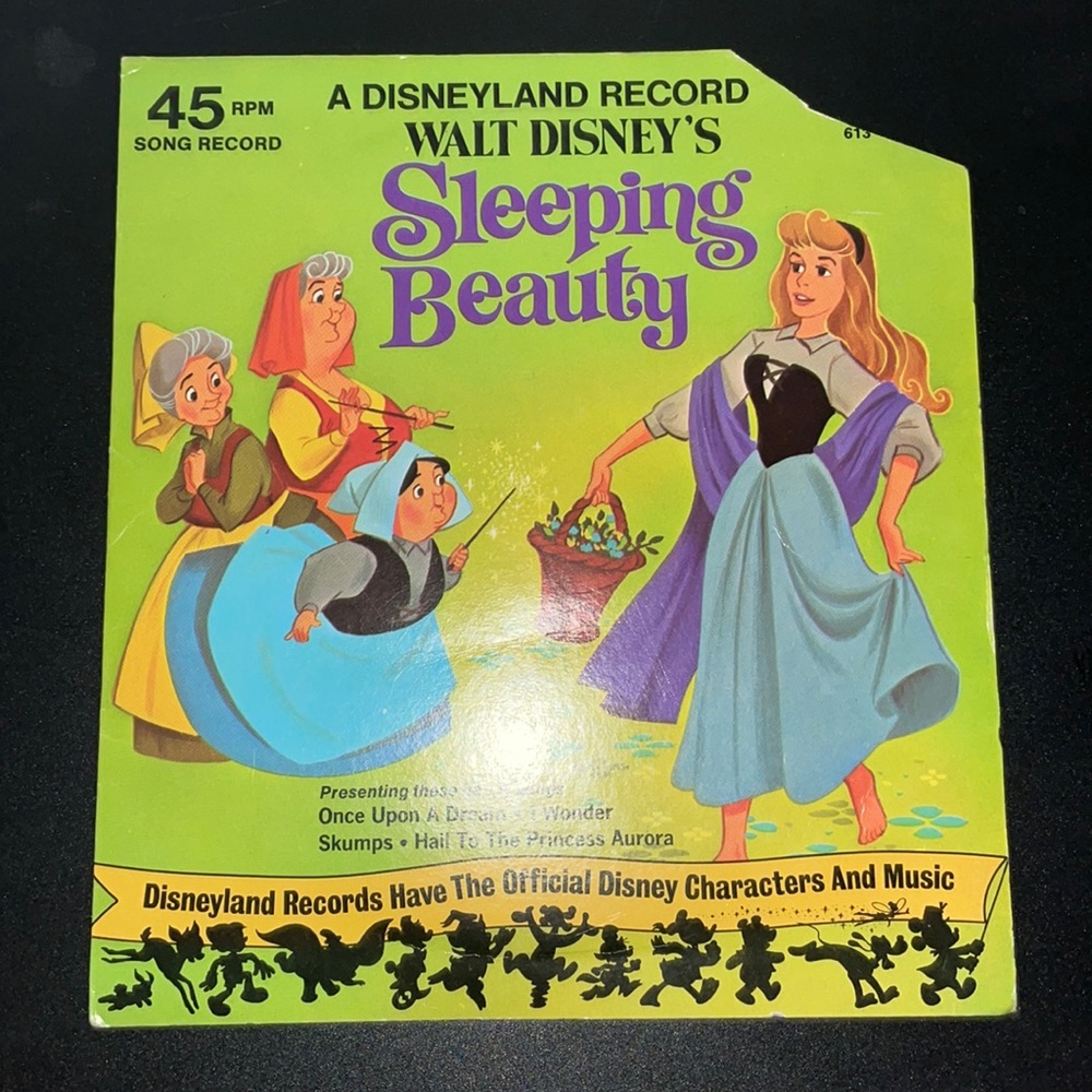 Vintage 45 RMP Disneyland Record/Vinyl SLEEP BEAUTY